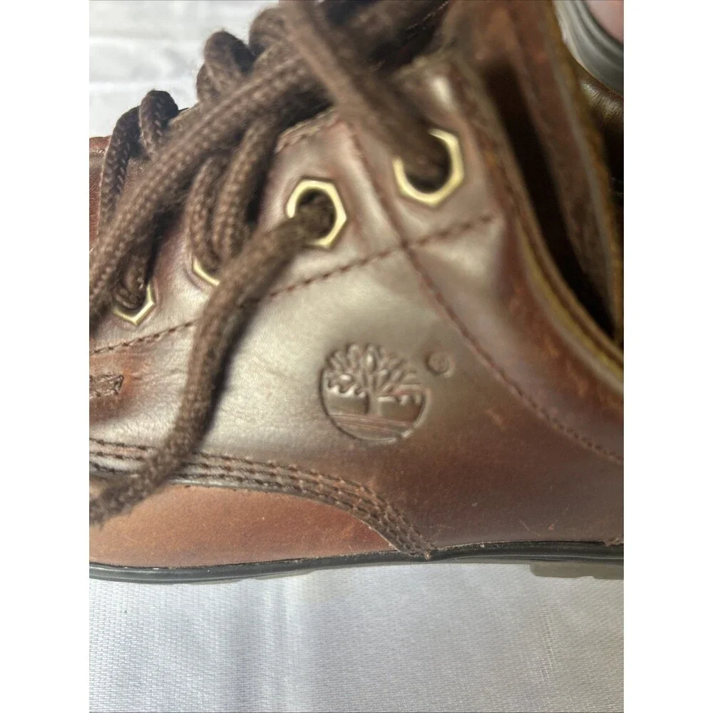 Vintage Timberland 69037 Leather Moc Toe Oxfords Shoes With Box Men's Size 10 M